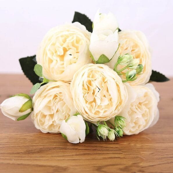 Silk Artificial Peony Flowers Set Decorative Flowers & Wreaths