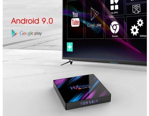 Purple Rain Design Smart Android TV Box Home Electronic Accessories