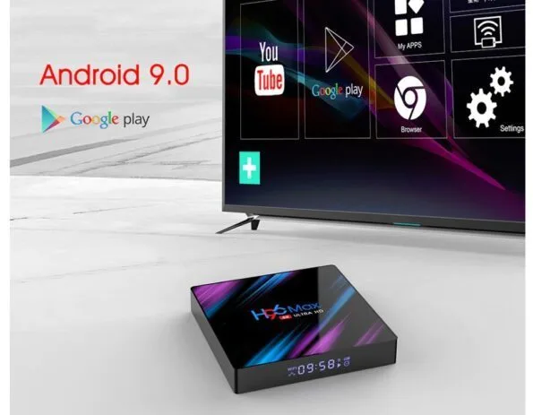Purple Rain Design Smart Android TV Box Home Electronic Accessories