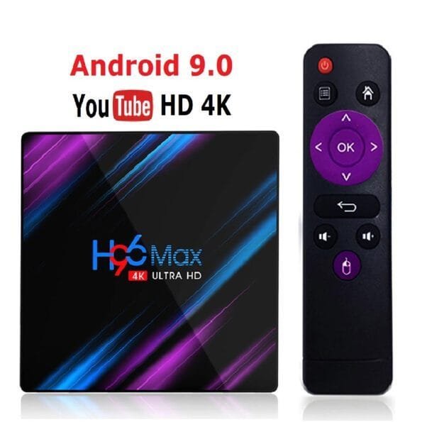Purple Rain Design Smart Android TV Box Home Electronic Accessories