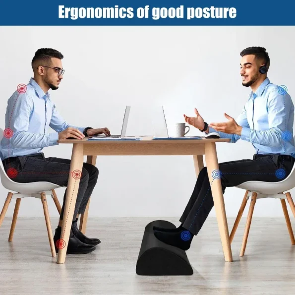 1PCS Foot Rest for Under Desk At Work, Office Desk Accessories Foot Stool for Office, Car, Home To Foot Support and Relax Ankles 1PCS Personal Care Appliances