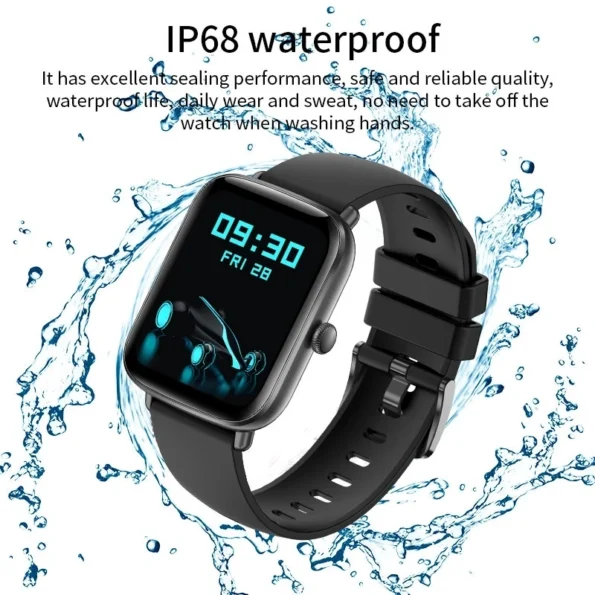 Full Touch Heart Rate Fitness Tracker Bluetooth Smart Watch for Women Tracker Smart Watches