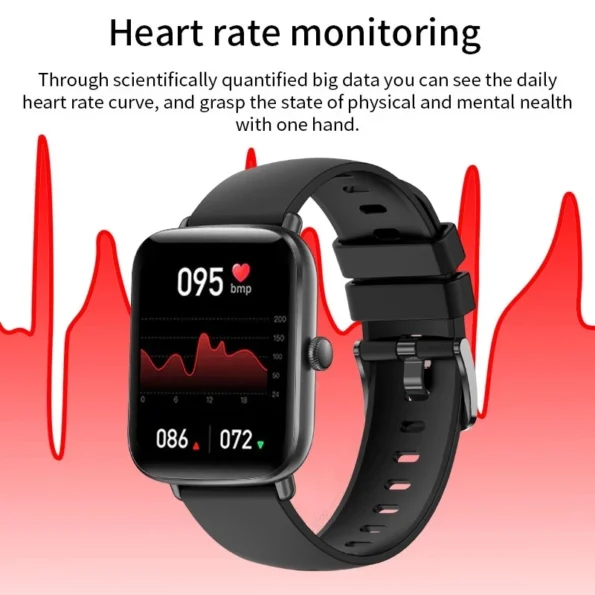 Full Touch Heart Rate Fitness Tracker Bluetooth Smart Watch for Women Tracker Smart Watches