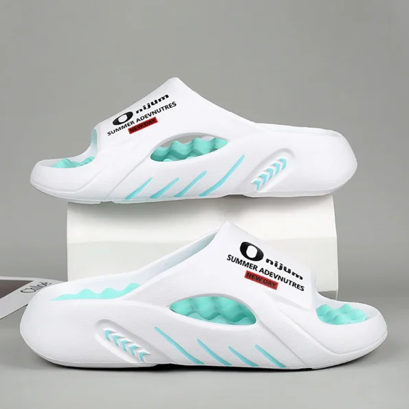 New Massage Indoor Outdoor Beach Slides Slippers  For Men 38-47 Woman Slippers & Flats