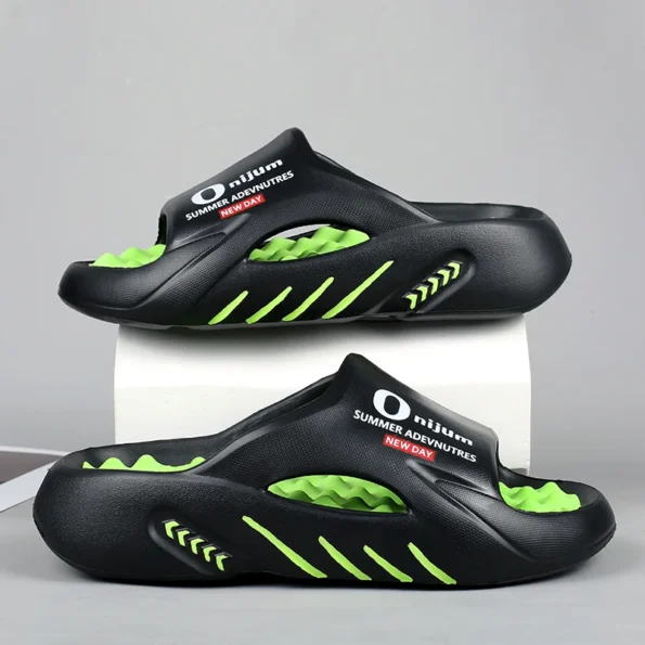 New Massage Indoor Outdoor Beach Slides Slippers  For Men 38-47 Woman Slippers & Flats