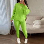 2024-Winter-Two-Piece-Sets-Women-Clothing-Autumn-Fashion-Casual-Solid-Round-Neck-Pullover-Loose-Pit.webp