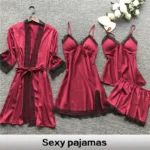 4-Pieces-Women-s-Sexy-Lace-Pajamas-Fashion-V-Neck-Gown-Comfort-Pajamas-Pajamas-Pajamas-With.webp