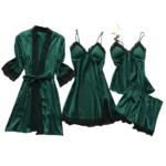 4-Pieces-Women-s-Sexy-Lace-Pajamas-Fashion-V-Neck-Gown-Comfort-Pajamas-Pajamas-Pajamas-With.webp