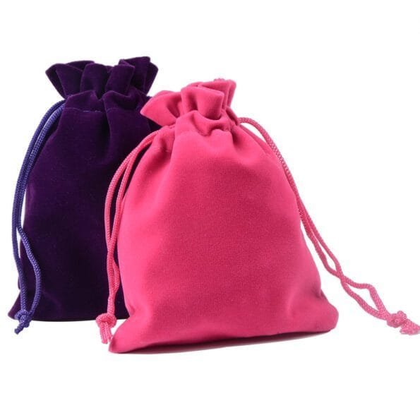 Colorful Velvet Jewelry Bags (10pcs/Set) Girls Bags
