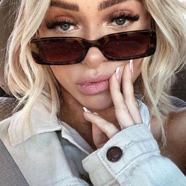 Small Rectangle Sunglasses for Women Sunglasses