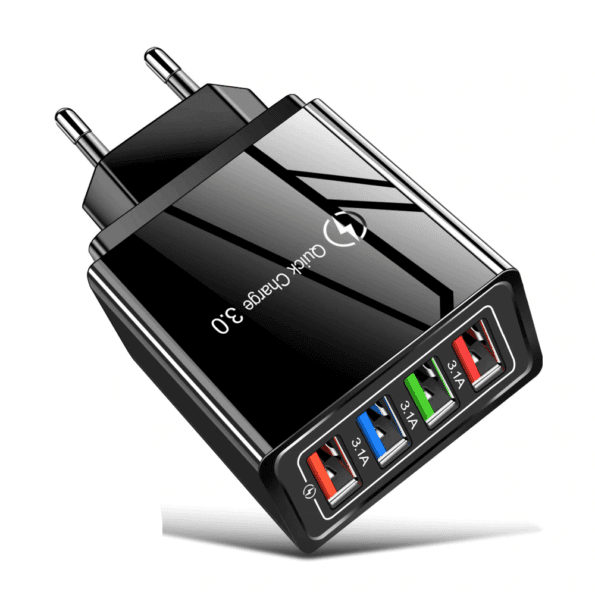 Quick Charge 4-USB Wall Charger Charger