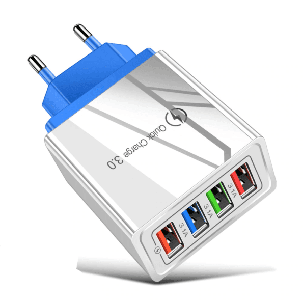 Quick Charge 4-USB Wall Charger Charger