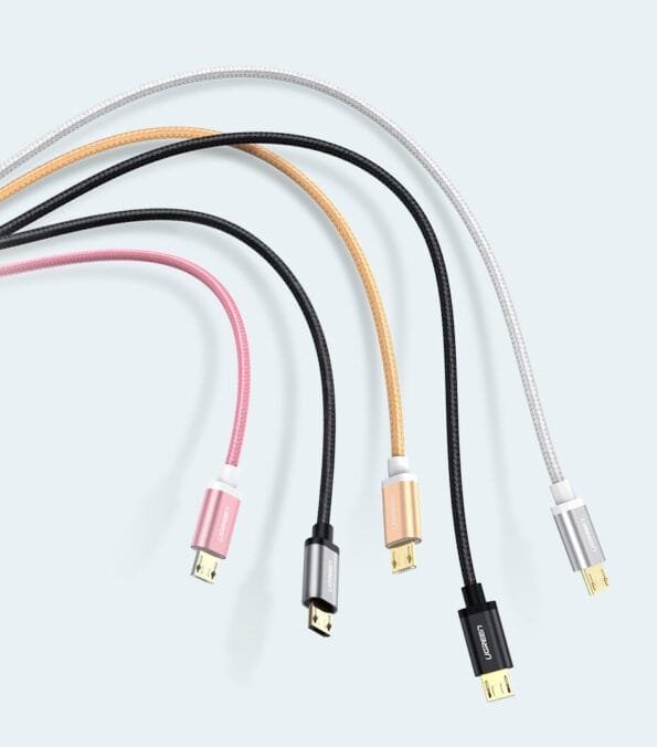 Colorful Braided Micro USB Cable Laptop & Tablet Accessories