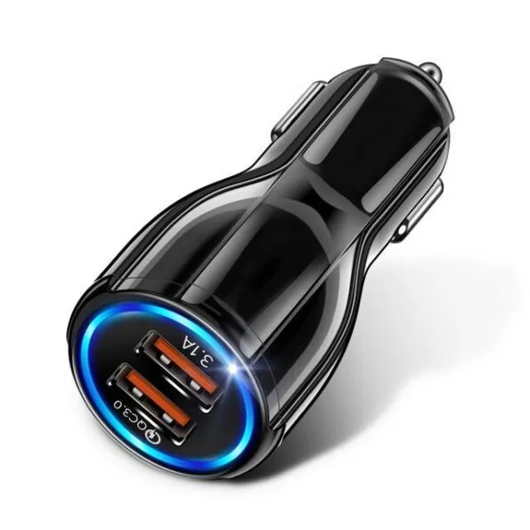Universal Car Charger with Dual USB Charger