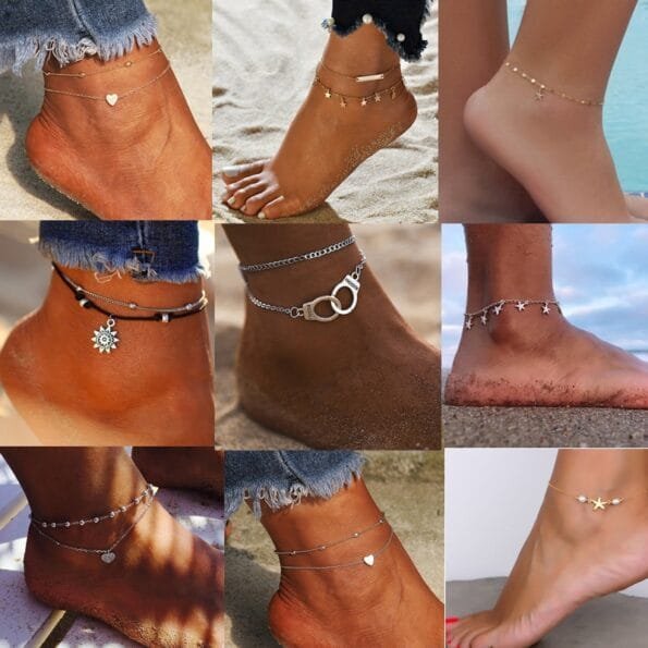 Boho Style Anklet for Women Bracelets & Bangles