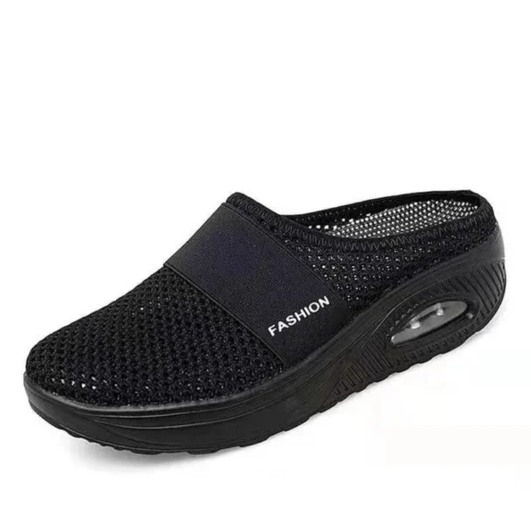 Air Cushion Slip-On Lightweight Slippers Walking Women  Shoes Cushion Woman Slippers & Flats