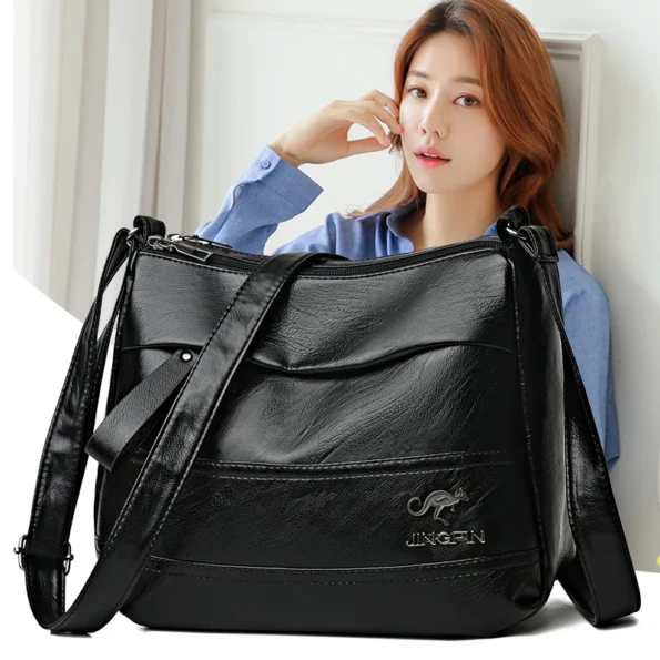 Elegant Leather One Shoulder Handbag Shopping Bag  Women’s Fashion Handbag Sheepskin grain Beautiful Lady Crossbody Bag Beautiful Crossbody Bags