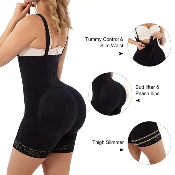 Fajas Colombianas Shapewear Women Tummy Control Butt Lifter Body Shaper High Compression Reducing and Shaping Girdles Butt Pants & Capris