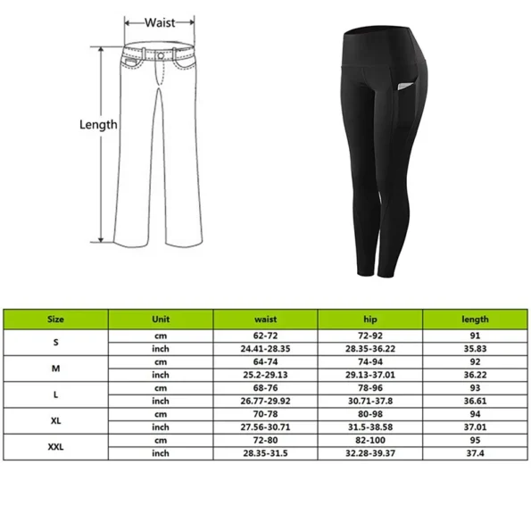 High Waist Elastic Workout  Yoga Leggings Tummy Control Ruched Booty With Pocket Pants Seamless Gym Compression Tights for Women Booty Leggings
