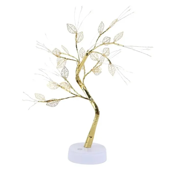 LED Rose Leaf Table Lamp USB Christmas Tree Fairy Light Night Lights Home DIY Party Wedding Bedroom Decoration Mother’s Day Gift Bedroom Interior Decorations