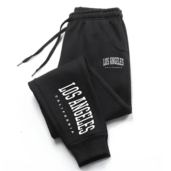 Sweatpants Elastic waist Casual Outdoors Jogging Pants High Quality Fashion Versatile Sport Trousers for Women and  Men Angeles Pants & Capris