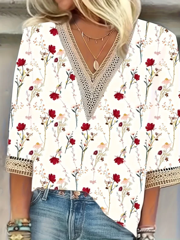 Plus Size Casual  Long Sleeve Temperament Loose  Shirt  Blouse  Top  for women Holiday Tops & Tees