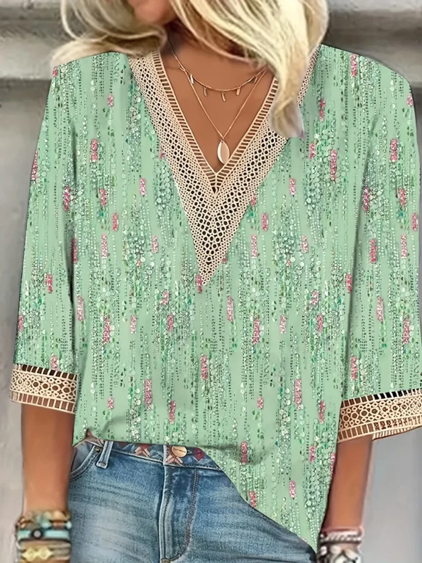Plus Size Casual  Long Sleeve Temperament Loose  Shirt  Blouse  Top  for women Holiday Tops & Tees
