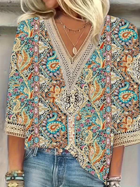 Plus Size Casual  Long Sleeve Temperament Loose  Shirt  Blouse  Top  for women Holiday Tops & Tees