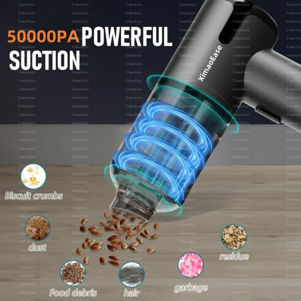 Powerful Car Vacuum Cleaner Wireless Blowing Suction High Power Vehicle laptop Multifunction Portable Vacuum Cleaner for car Blowing Motorcycle Accessories & Parts