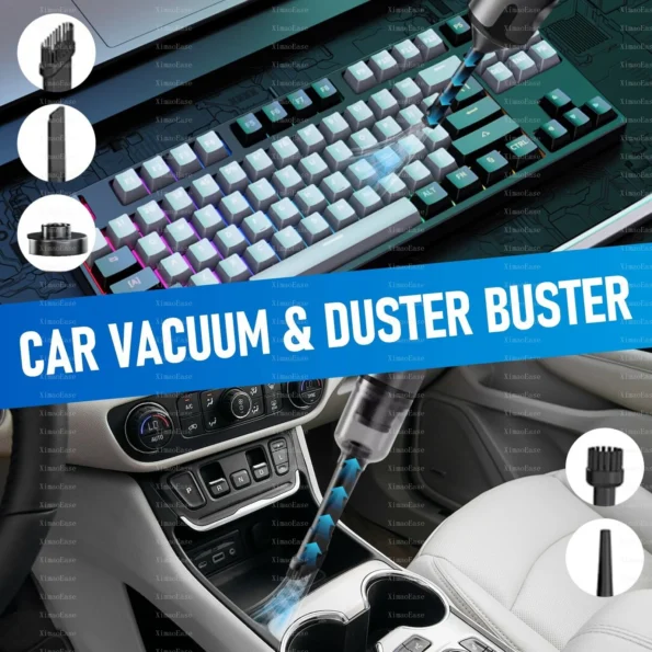 Powerful Car Vacuum Cleaner Wireless Blowing Suction High Power Vehicle laptop Multifunction Portable Vacuum Cleaner for car Blowing Motorcycle Accessories & Parts