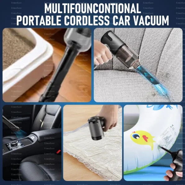 Powerful Car Vacuum Cleaner Wireless Blowing Suction High Power Vehicle laptop Multifunction Portable Vacuum Cleaner for car Blowing Motorcycle Accessories & Parts
