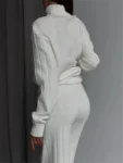 REALEFT-Autumn-Winter-2-Pieces-White-Women-s-Sets-Knitted-Tracksuit-Turtleneck-Sweater-and-Straight-Jogging.webp