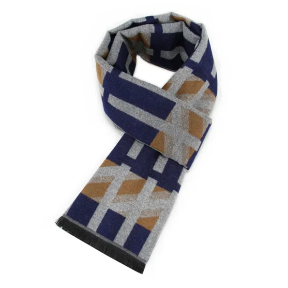 Classic Autumn & Winter Warm Plaid Man Scarf Cashmere 2022 Men's Scarves