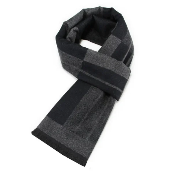 Classic Autumn & Winter Warm Plaid Man Scarf Cashmere 2022 Men's Scarves