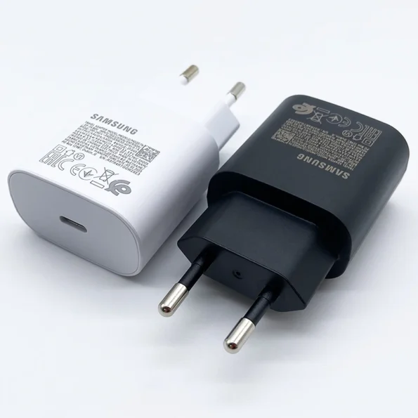 Samsung 25W Super Fast Charger Usb Type C Cargador Adapter For Galaxy S24 S23 S20 S21 S22 Plus A54 A34 Adapter Z Flip Fold 5 6 4 Adapter Phone Chargers