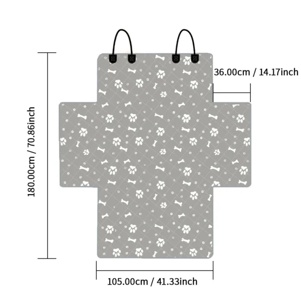 Waterproof SUV Cargo Liner for Dogs, Dog Seat Cover Mat for SUVs Sedans Vans,Large Size Universal Fit Dog Dog Supplies