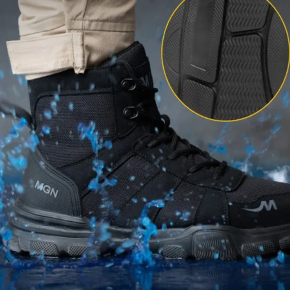 Work Boots Indestructible Safety Shoes for Men Boots Man Boots