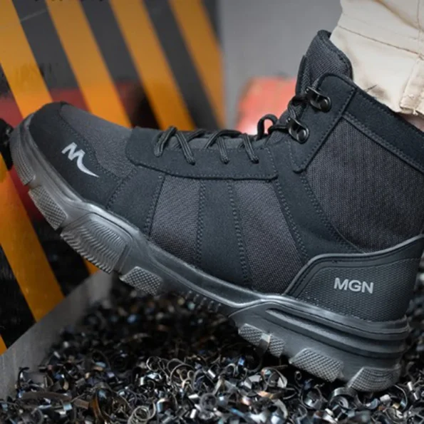 Work Boots Indestructible Safety Shoes for Men Boots Man Boots