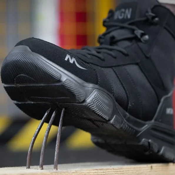 Work Boots Indestructible Safety Shoes for Men Boots Man Boots