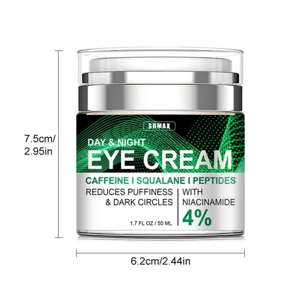 Day and Night  Eye Cream for Dark Circles and  Eye Bags Removal ᵈᵃʳᵏ Herbs & Vitamins