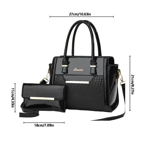 Large capacity crocodile print handbag mother high quality shoulder tote bag for women crocodile Totes