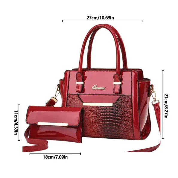 Large capacity crocodile print handbag mother high quality shoulder tote bag for women crocodile Totes