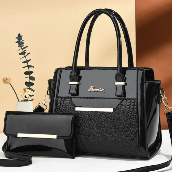 Large capacity crocodile print handbag mother high quality shoulder tote bag for women crocodile Totes