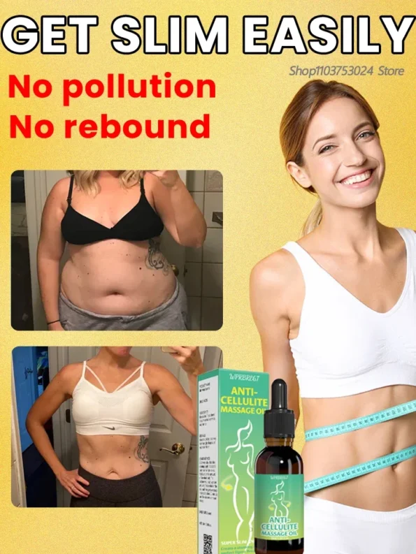Anti Cellulite Weght Loss Massage Oil allowing Health Care Products