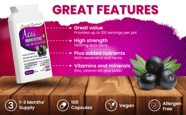 Acai Immuno Defence Energy Antioxidants